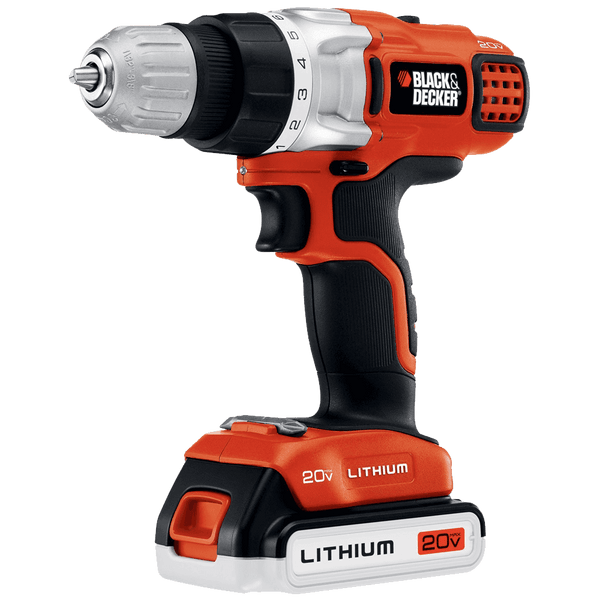 Black & Decker 20V Lithium Cordless Drill/Driver