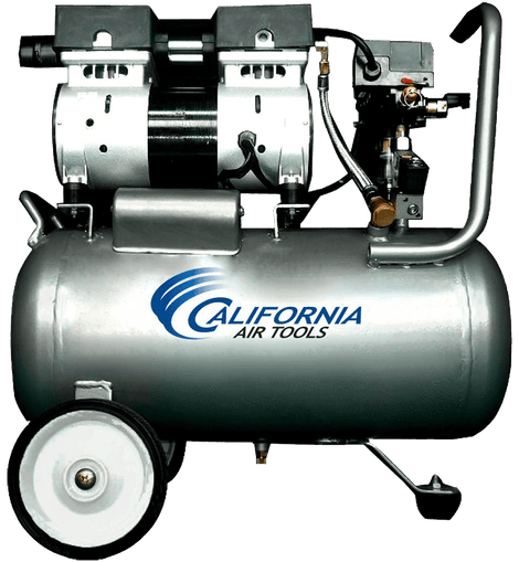 California Air Tools CAT-6310 Ultra Quiet and Oil-Free 1.0 Hp 6.3-Gallon Steel Tank Air Compressor