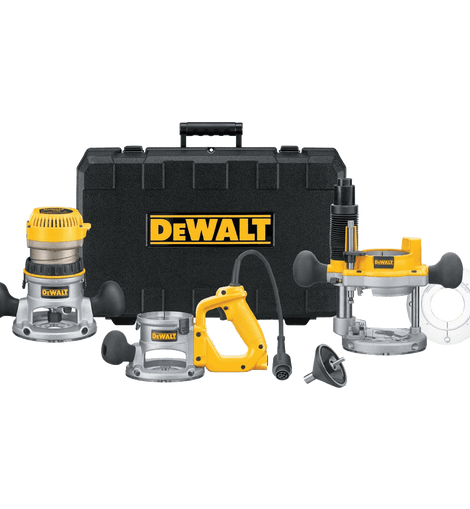 DEWALT DW618B3 12 Amp 2-1-4 Horsepower Plunge Base and Fixed Base